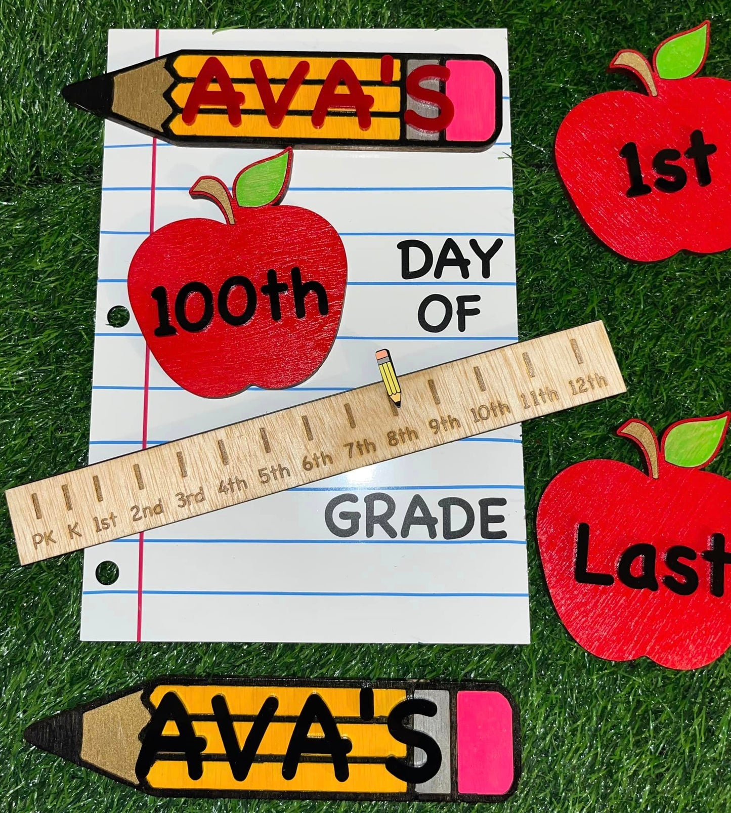 Back to School Sign NAME PENCIL ONLY