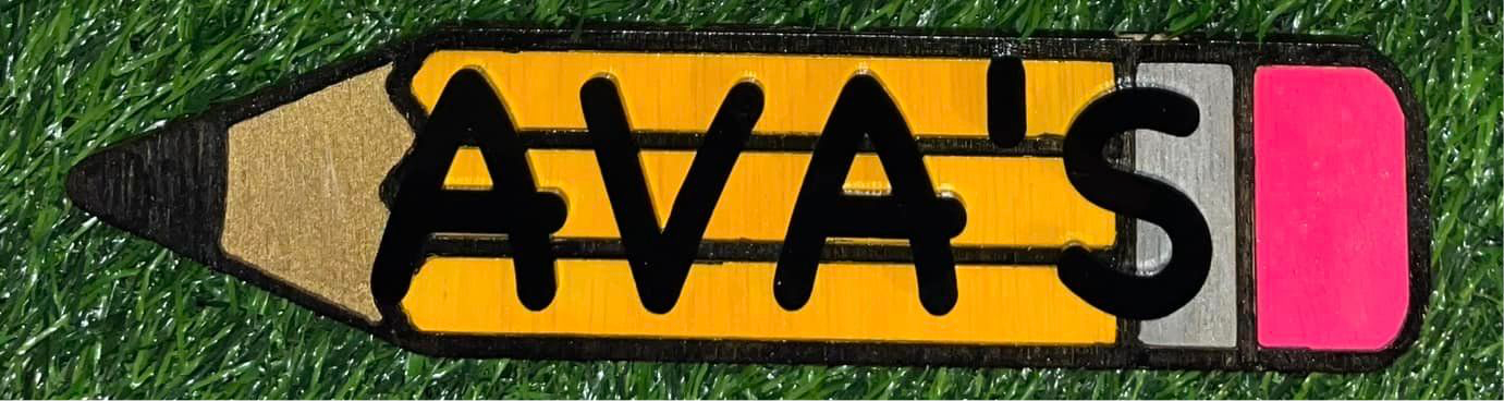 Back to School Sign NAME PENCIL ONLY