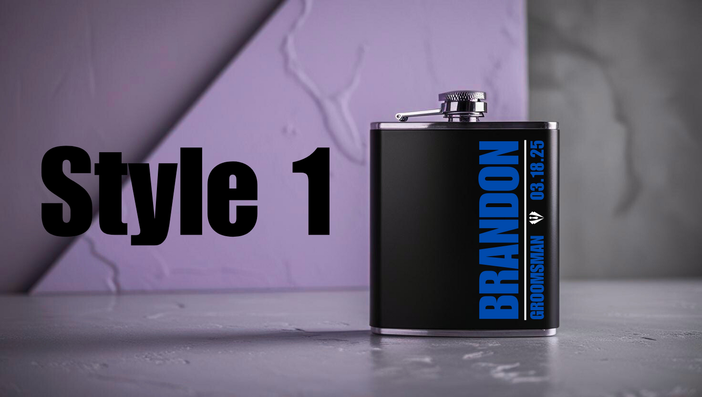 Groomsmen Flask (1)(5)(10)(15)