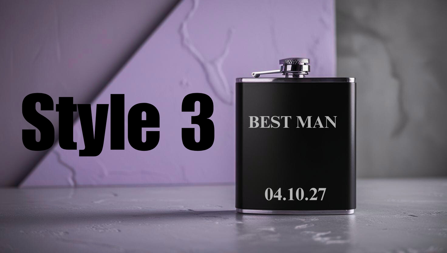 Groomsmen Flask (1)(5)(10)(15)
