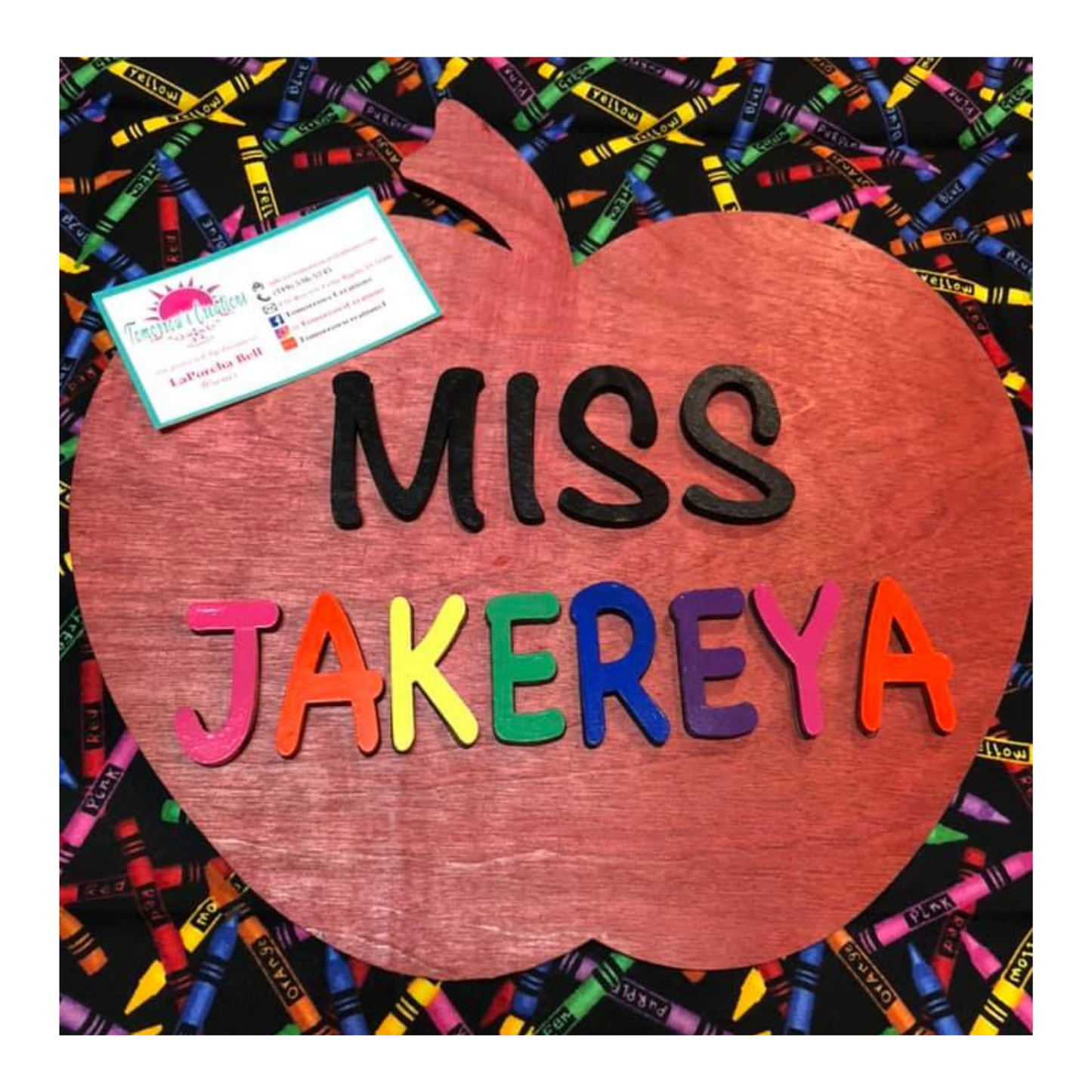 Teacher Name Apples