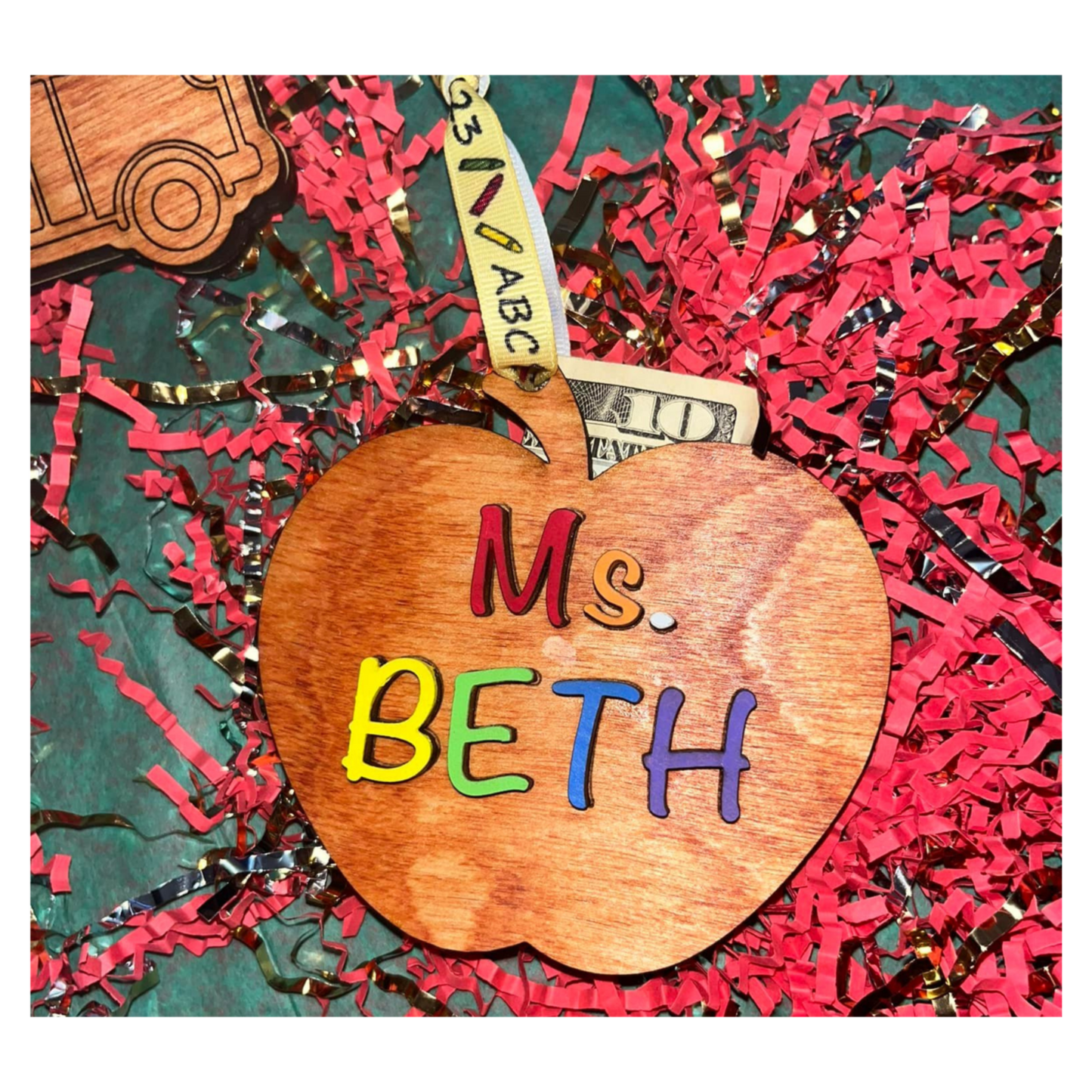 Teacher Ornaments (Money Holders)