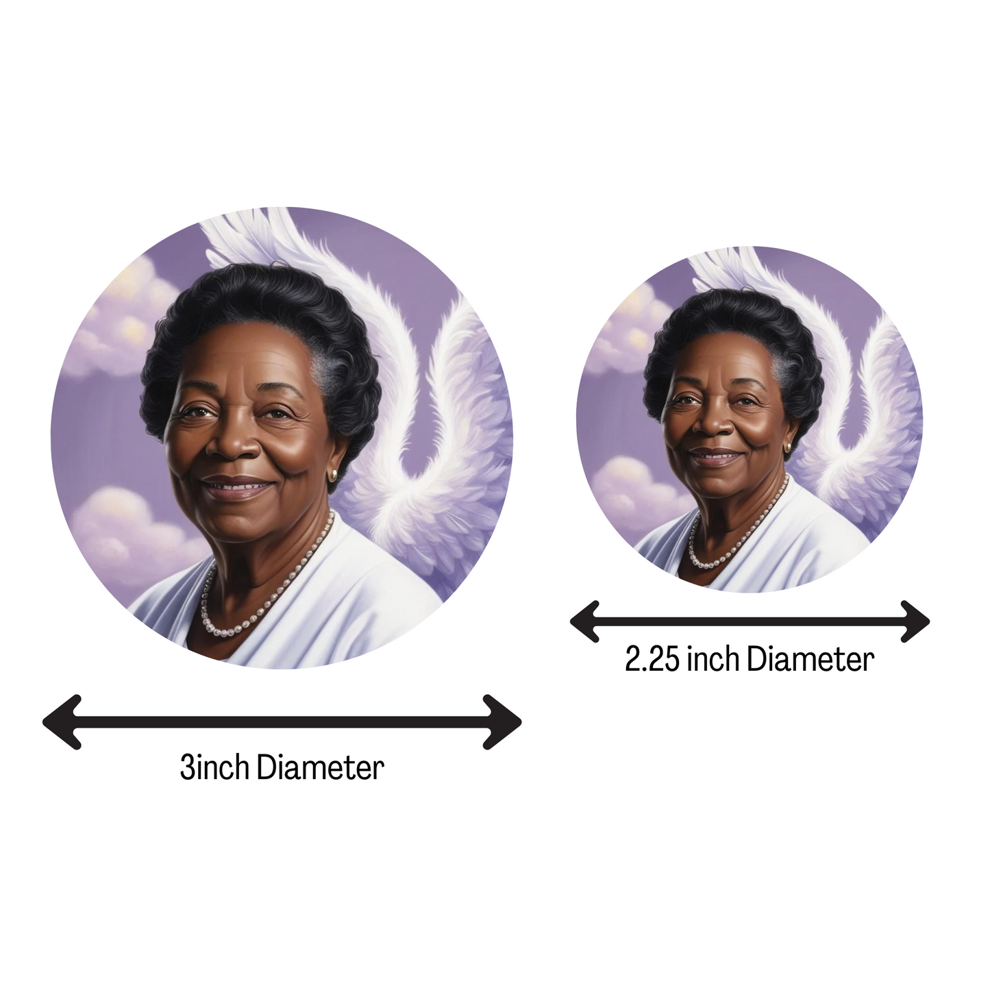 Sublimated Button Pins